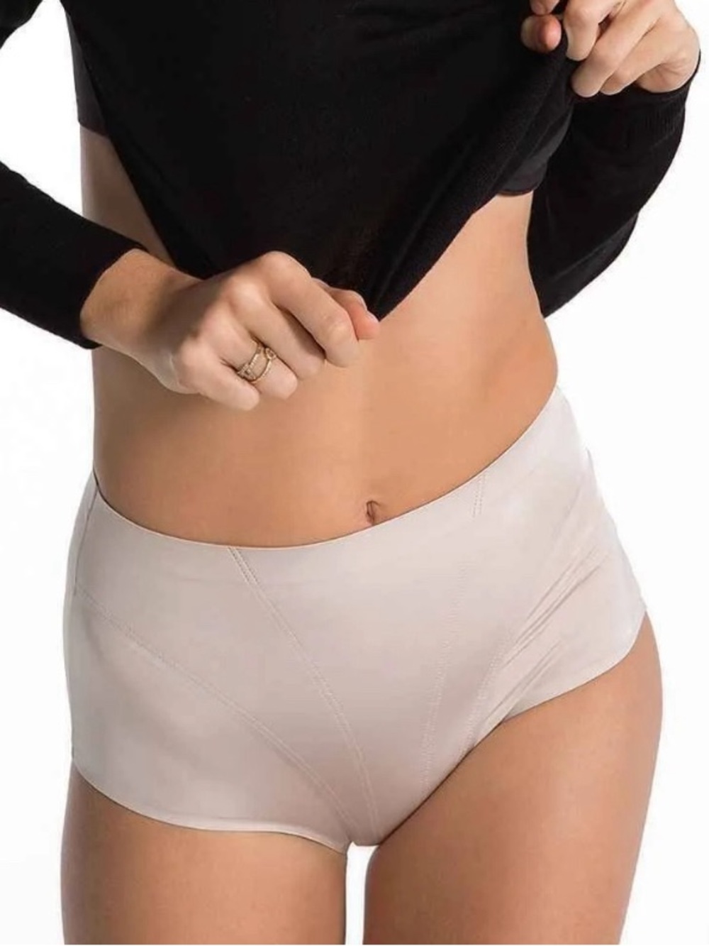 NWT Spanx shape wear retro brief M soft nude